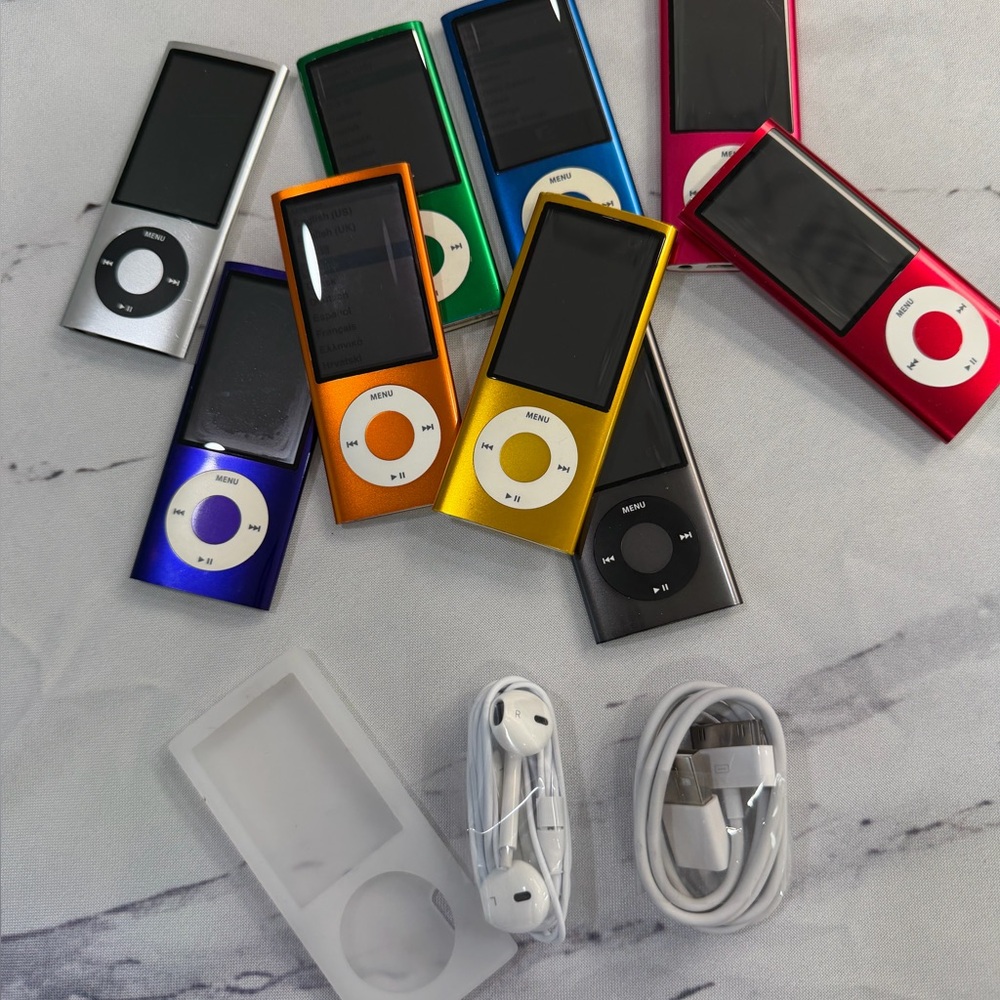 Refurbished Apple iPod Nano 5th Generation 16GB (you pick color) + 1 YR Warranty